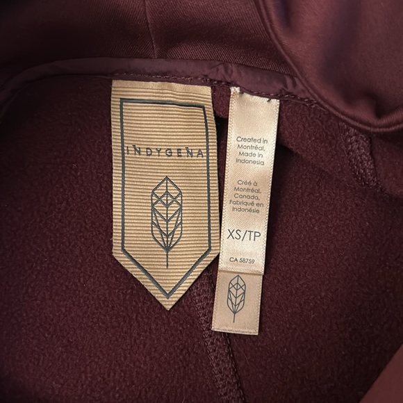 Indygena cowl neck thermal fleece sweater - Picture 2 of 2